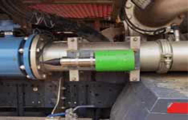 Na-22放射性仪表安装在混砂车测量矿浆密度案例